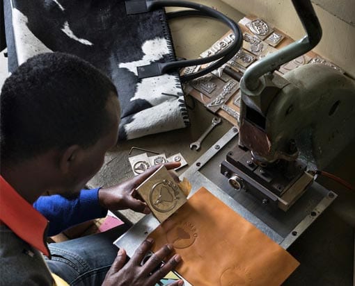 cowhide bag belt jambo