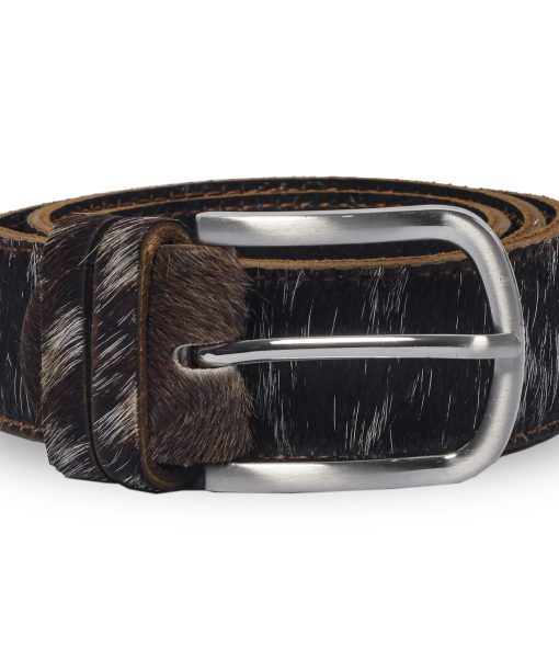 Jambo Cowhide Belts - black/white