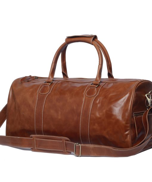 Jambo Crunch Leather Weekend Bag