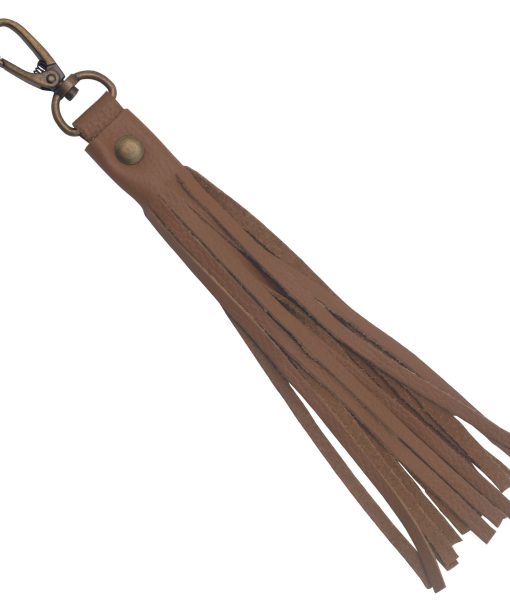 Jambo Leather Shada Tassels - tan